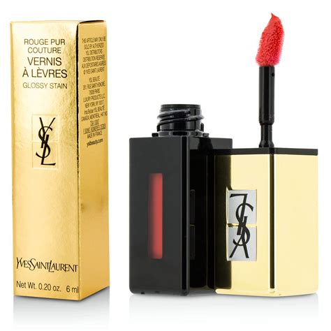 yves saint laurent rouge pur couture vernis a levres 46|ysl rouge pur couture shades.